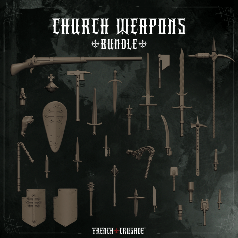 Church Weapons Sprue - Trench Crusade