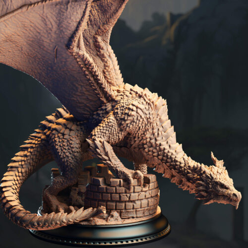 Azmordion the Ever-Prideful – Adult Silver Dragon