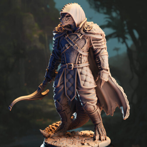 Gelzik Pad-Foot – Black Dragonkin Ranger