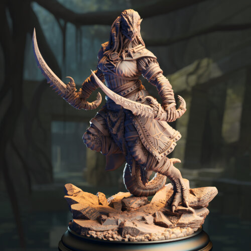 Kijaa Shadowblade – Black Dragonkin Rogue