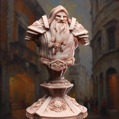 Tors of Delvdor – Dwarven Cleric of Life (Bust)