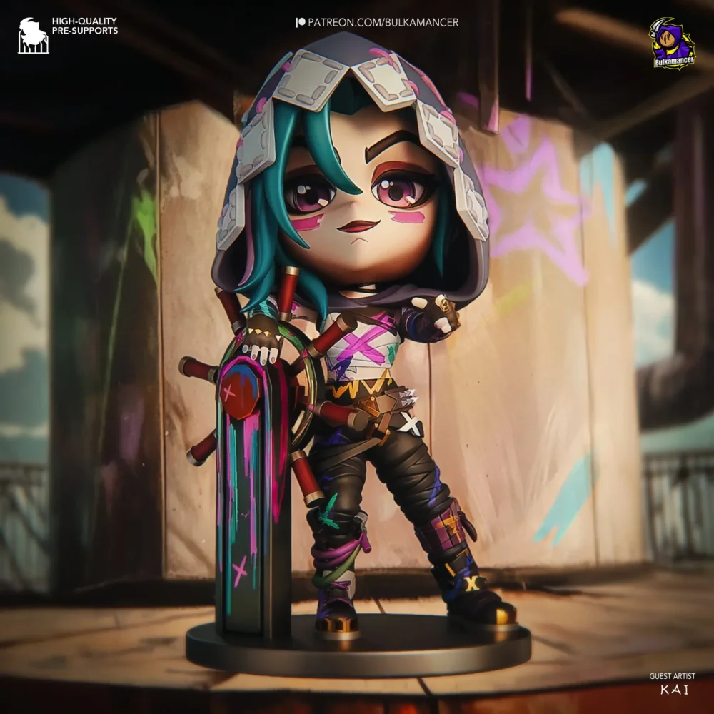Chibi Fractued Jinx – Arcane