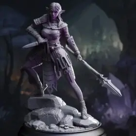 Vixa Indwynath – Drow Pathfinder of the Deep