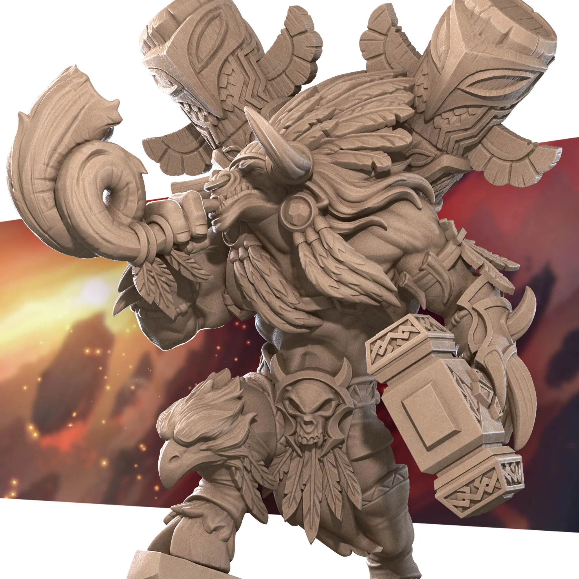 Baine Bloodhoof – Tauren Chieftain Warrior