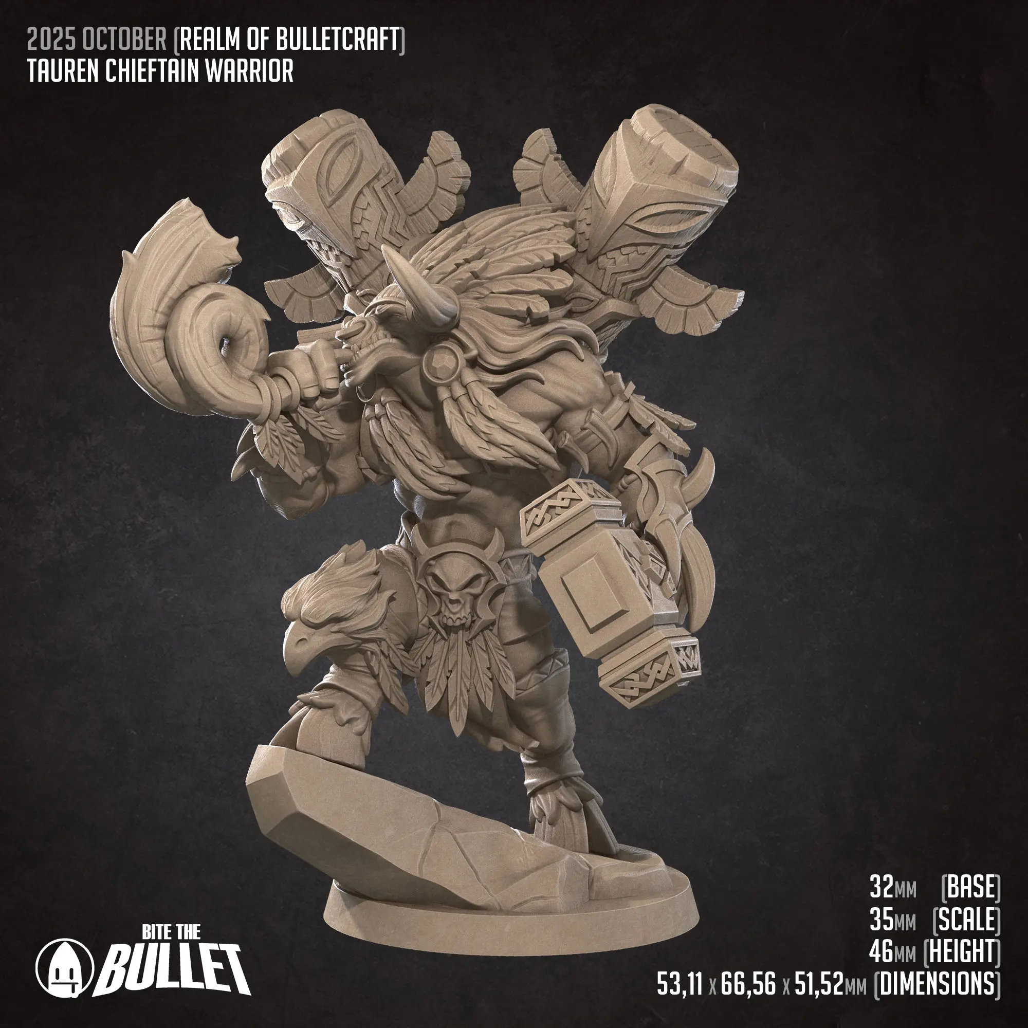 Baine Bloodhoof – Tauren Chieftain Warrior - Görsel 7