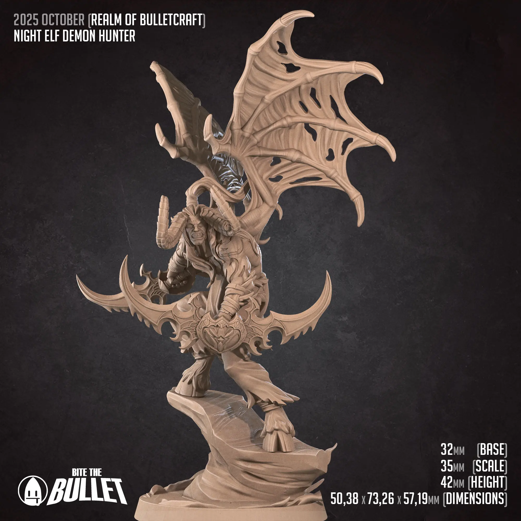 Illidan Stormrage – Night Elf Demon Hunter B - Görsel 6