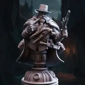 Torgrik “Tall Hat” – Dwarven Gunslinging Gangster (Bust)