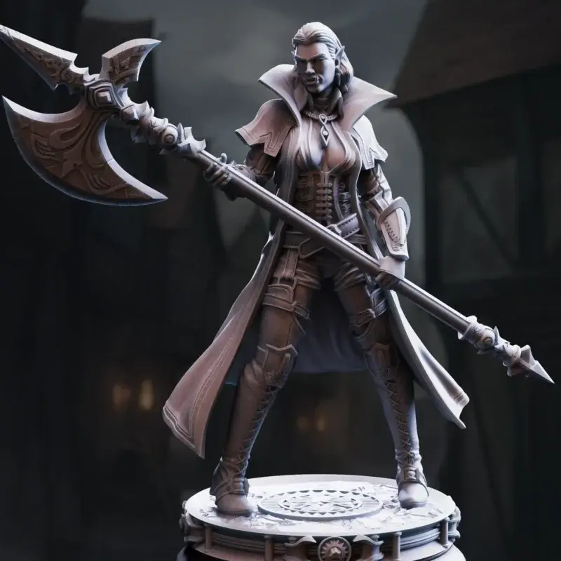 Vika “Doll Lips” – Half-Orc Interrogator